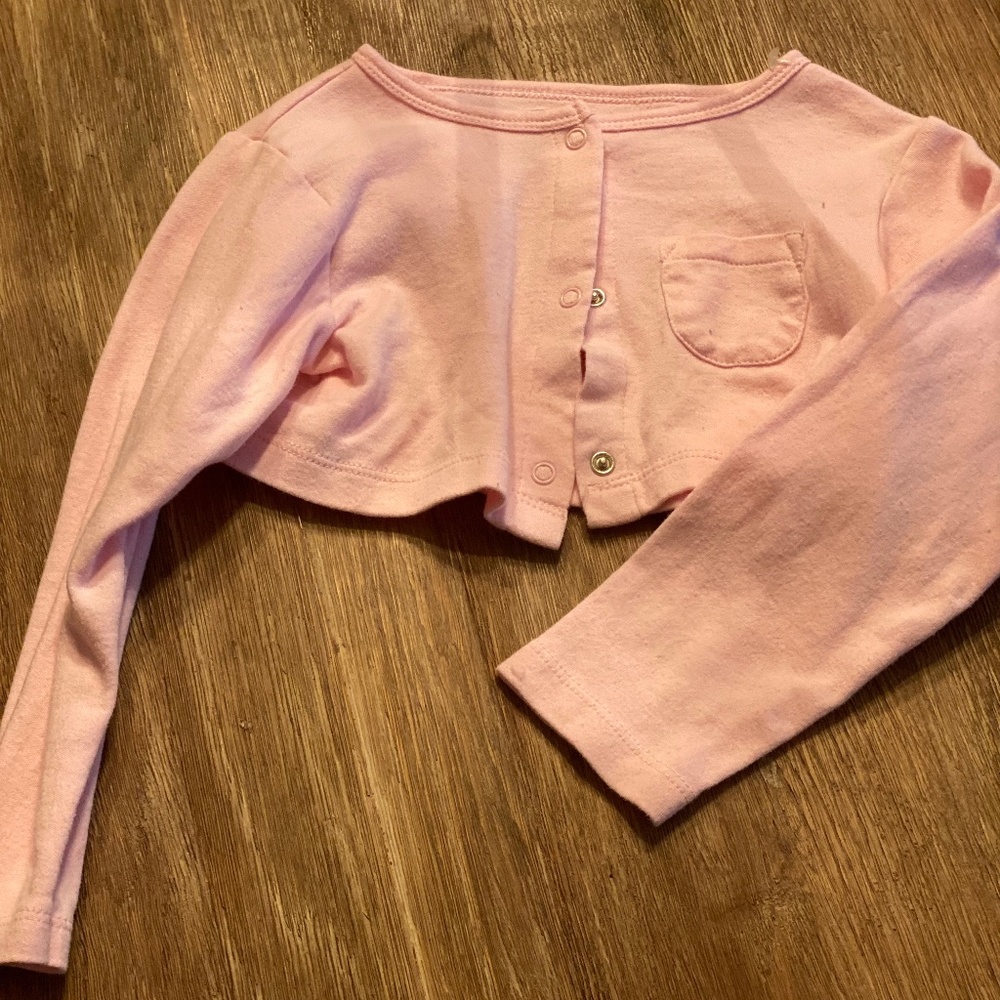 Girls Button down shrug cardigan